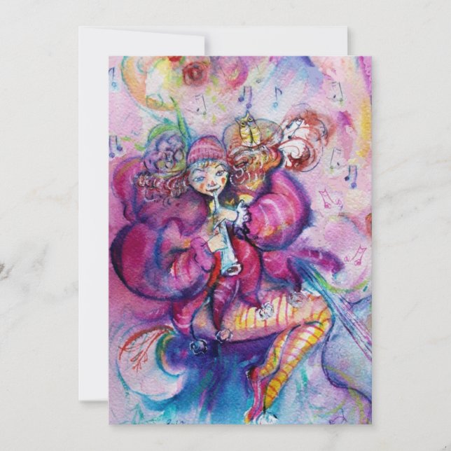 MUSIKKOLUH, rosa blau (Vorderseite)