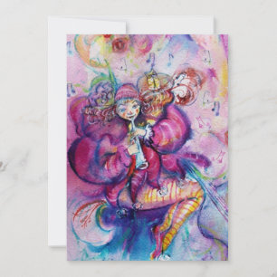 MUSIKKOLUH, rosa blau