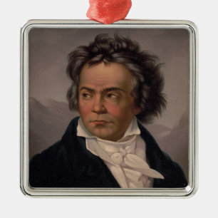 Musikkomponist Maestro Ludwig Beethoven Symphonie Ornament Aus Metall