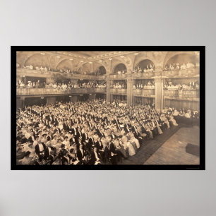 Musikkonzert New York Foto 1908 Poster