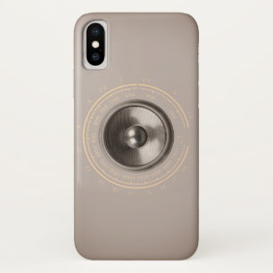 Musiklautsprecher und Retro-Radiodial Case-Mate iPhone Hülle