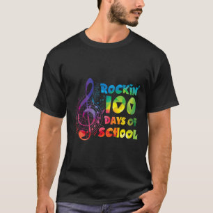 Musiklehrer - 100 Tage Schulmusik-Schlüssel T-Shirt