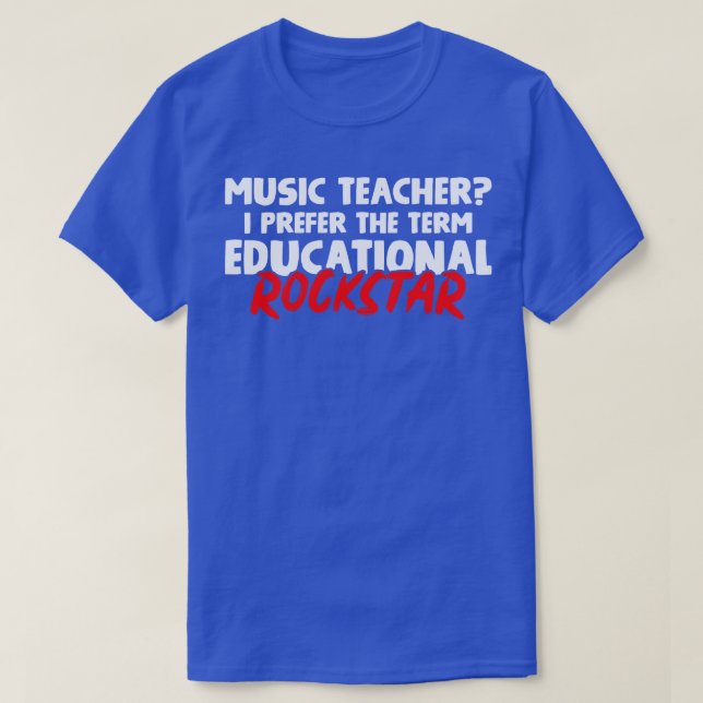 Musiklehrer 5 T-Shirt (Design vorne)