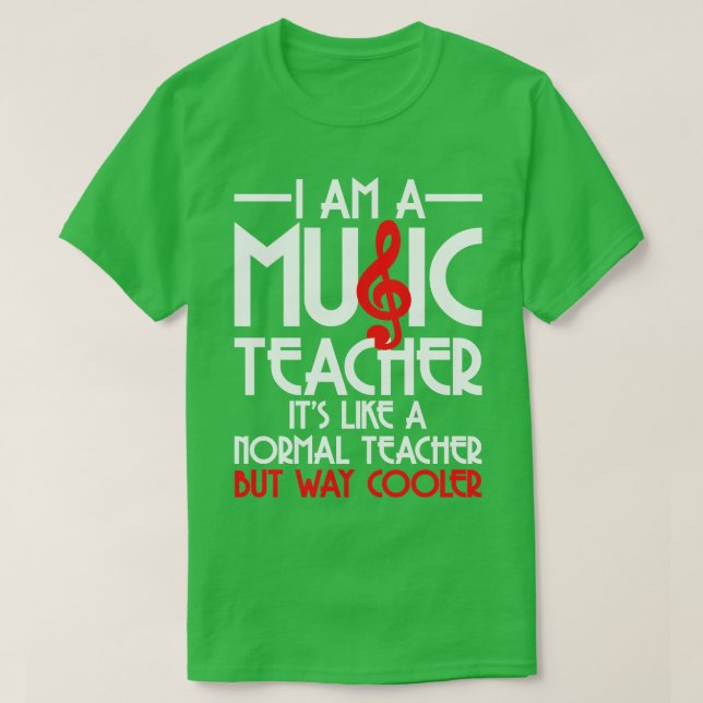 Musiklehrer 6 T-Shirt (Design vorne)