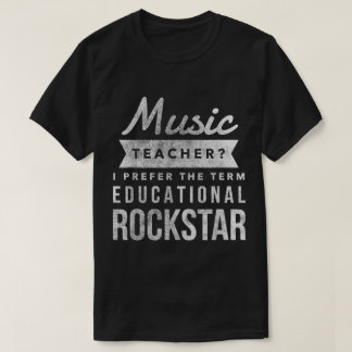 Musiklehrer Bildungsrockstar T-Shirt