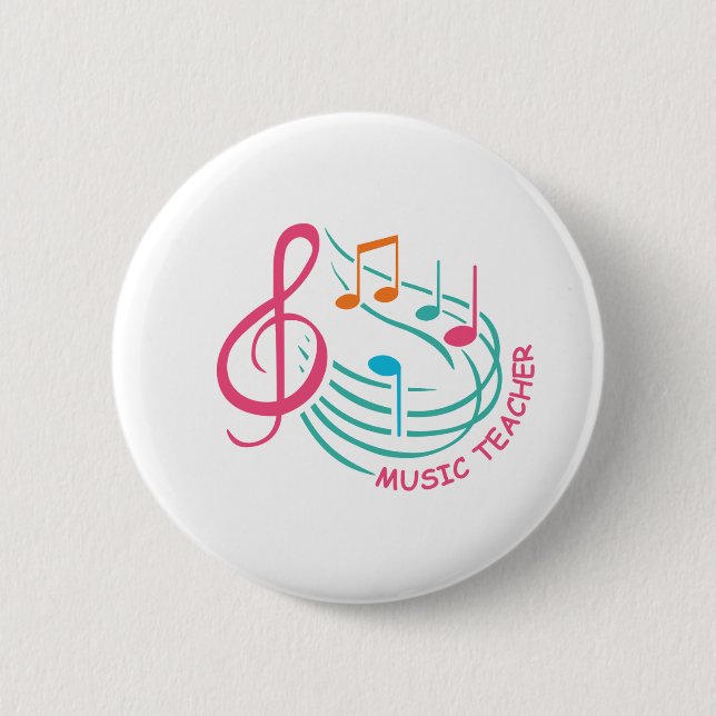 Musiklehrer Button (Vorderseite)
