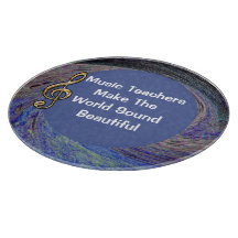 Musiklehrer Danke Blue Spiral Wertschätzung