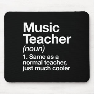 Musiklehrer definieren Spaß an der Schule Mousepad