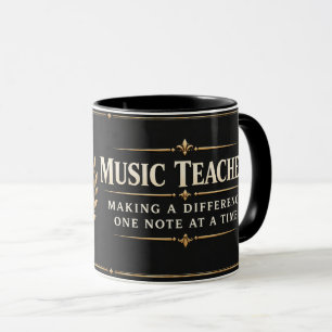 Musiklehrer, der einen Unterschied macht, eine Not Tasse