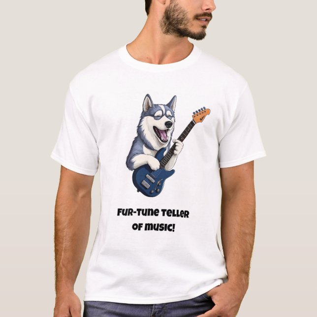 Musiklehrer/Funny Dog T-Shirt (Vorderseite)