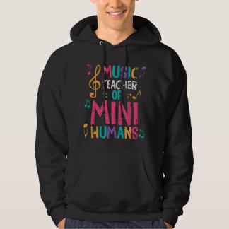 Musiklehrer für kleine Menschen Hoodie