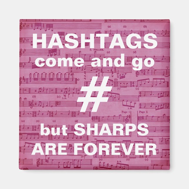 Musiklehrer Geschenk, lustiger Magnet, Klaviermusi Magnet (Vorne)