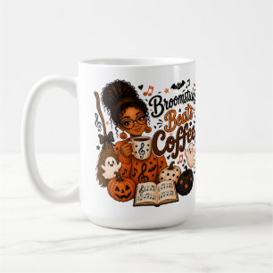 Musiklehrer-Hexe Halloween-Kaffeeliebhaber groß Kaffeetasse