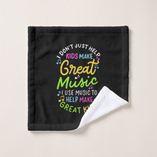 Musiklehrer - Hilfe für Kinder, Musikgeschenke zu Waschlappen