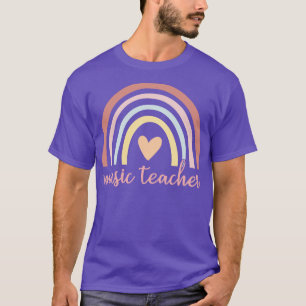 Musiklehrer I Boho Rainbow T-Shirt