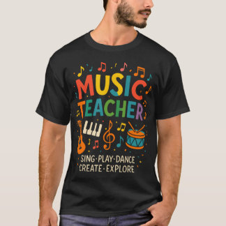 Musiklehrer - Musik Singen Spielen Tanzen Chor Kla T-Shirt