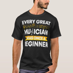 Musiklehrer Musikalische Bildung Musiker Anleitung T-Shirt
