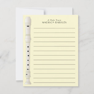 Musiklehrer-Musikkapelle Dankeskarte