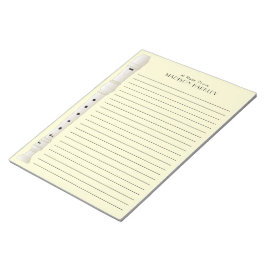 Musiklehrer-Musikkapelle Notizblock