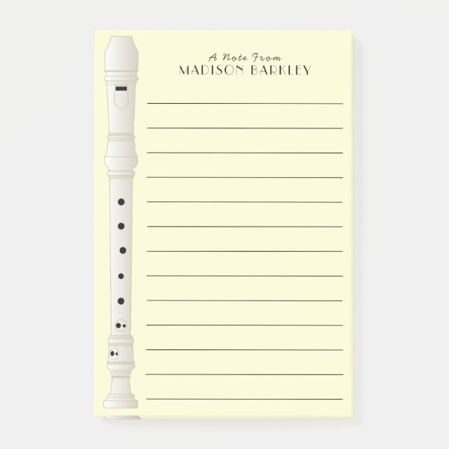 Musiklehrer-Musikkapelle Post-it Klebezettel (Vorderseite)