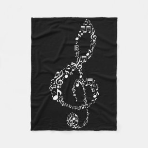 Musiklehrer Notizen Musiker  Fleecedecke