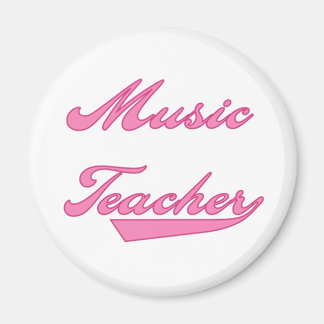 Musiklehrer Pink Magnet (Vorne)