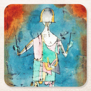 Musiklehrer (Player), Klee Rechteckiger Pappuntersetzer