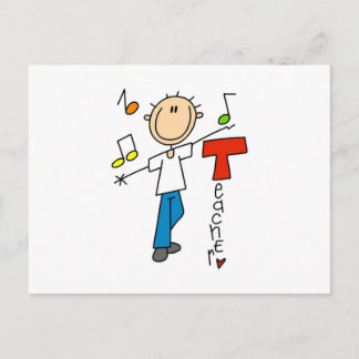 Musiklehrer Postkarte