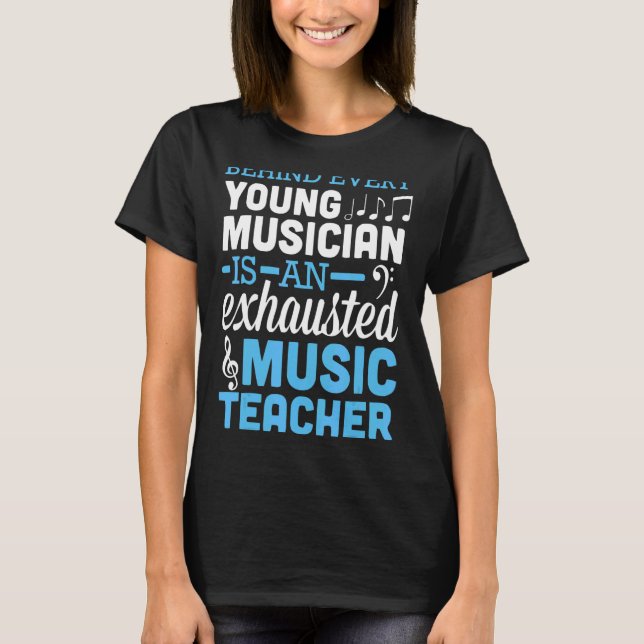 Musiklehrer T-Shirt (Vorderseite)