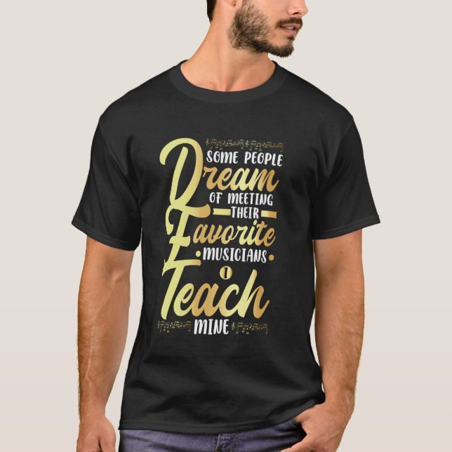 Musiklehrer T-Shirt (Vorderseite)