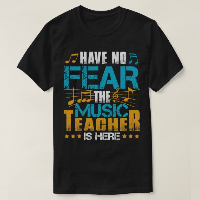 Musiklehrer T-Shirt (Design vorne)