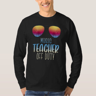Musiklehrer vor dem Sommerurlaub Strand T-Shirt