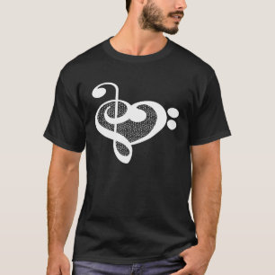 Musiklehrer Wertschätzung Herz T Shirt Musiker