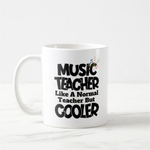 Musiklehrer wie ein normaler Lehrer, aber cooler Kaffeetasse