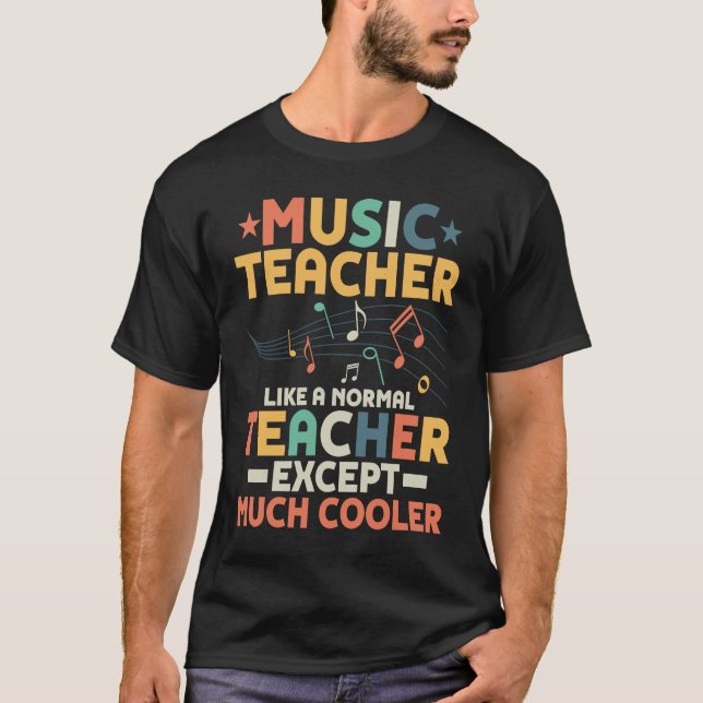 Musiklehrer wie ein normaler Lehrer, außer viel Co T-Shirt (Vorderseite)