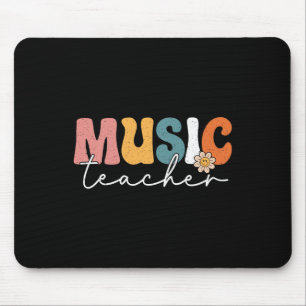 Musiklehrer Zurück zur Schule Musiker Band 1. Tag Mousepad