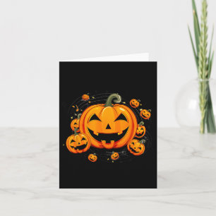 Musiklehrerin Halloween Fall Pumpkin Karte