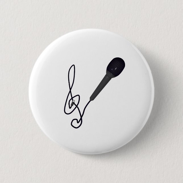 Musikliebhaber Button (Vorderseite)