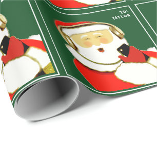 Musikliebhaber-Feiertagsgeschenk-Verpackungspapier Geschenkpapier