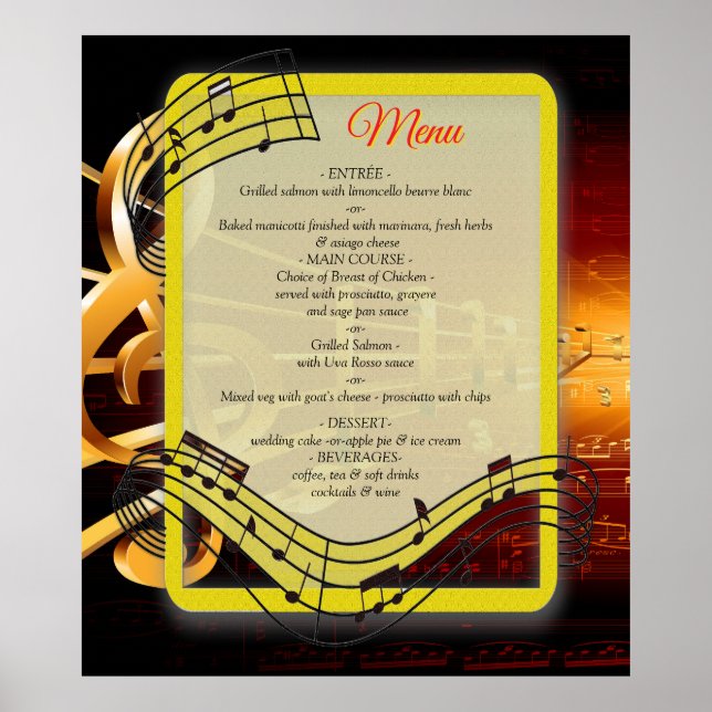 Musikliebhaber-Feierthemen Poster (Vorne)
