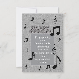 Musikliebhaber Geburtstag Karte