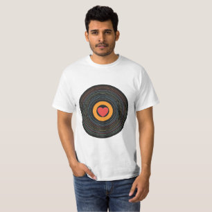 Musikliebhaber-Herz T-Shirt