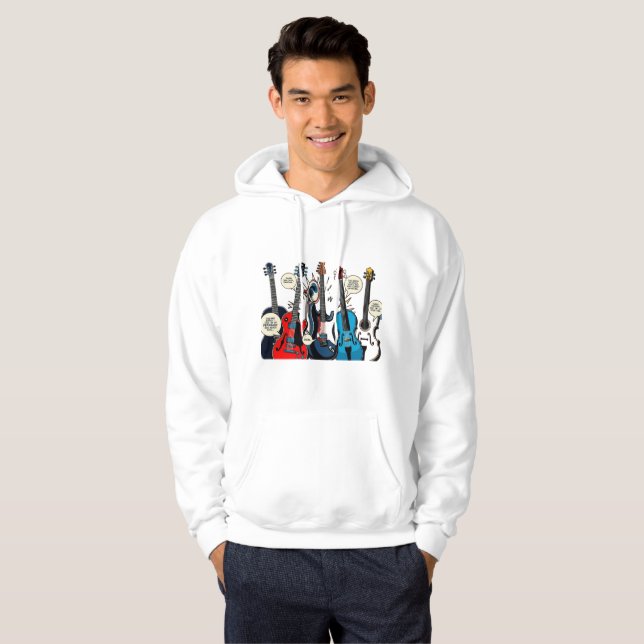 Musikliebhaber Hoodie (Vorne ganz)