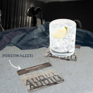 Musikliebhaber im urbanen Loft-Stil Rechteckiger Pappuntersetzer