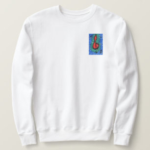 Musikliebhaber kommen auf ihre Kosten: Blau und Ro Sweatshirt