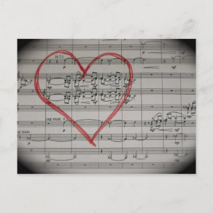 Musikliebhaber Postkarte