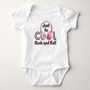 Musikliebhaber Sei einfach cool Rock and Roll Baby Strampler