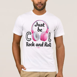 Musikliebhaber Sei einfach cool Rock and Roll T-Shirt
