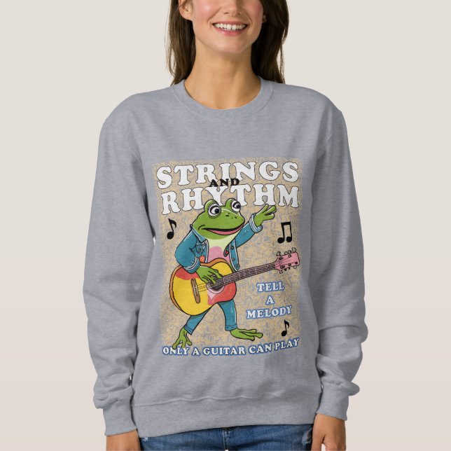 Musikliebhaber Sweatshirt (Vorderseite)
