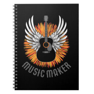 Musikmacher (Gitarrenspieler) Notizblock